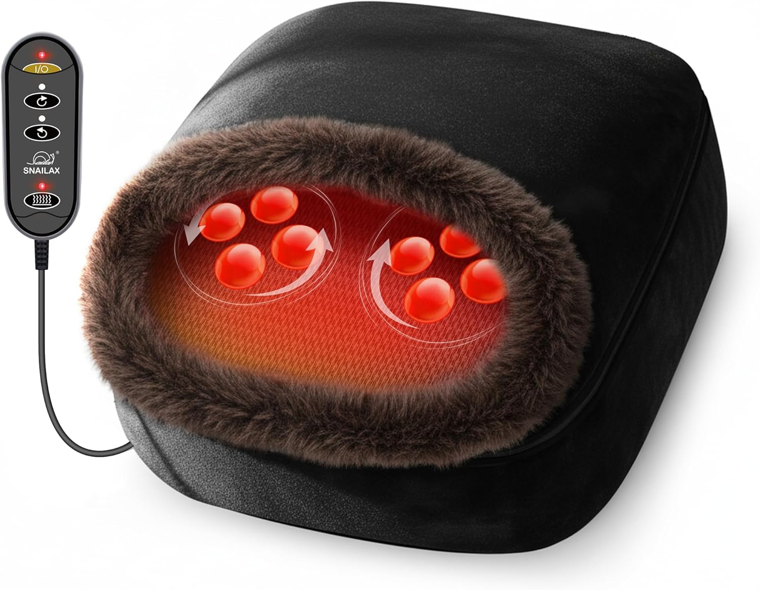 Snailax 2-in-1 Foot Warmer & Vibration Massager